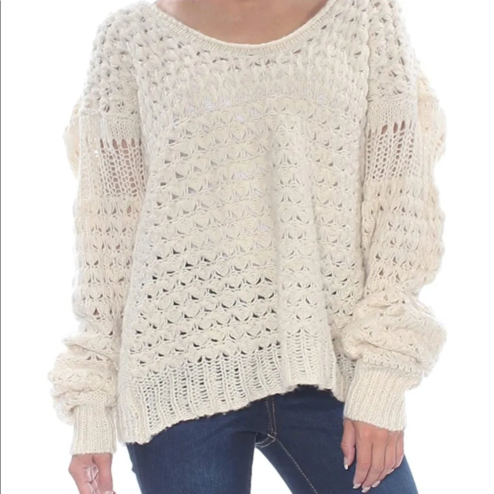 Free People Crashing Waves pullover knit sweater